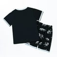 thumbnail image 7 of Kids Clothes Boys Toddler Baby Boy Set Spring Summer Cotton Elastic Print 18-24 Months 2t 3t 4t 5t 6t Tshirt Shorts T-Shirt with Solid 2Pcs Outfit Dinosaur Summer Pajamas Sleepwear Set, 7 of 7