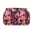 thumbnail image 2 of Sikiie Rose Flowers Print Flip Double-layer Pencil Case, All-purpose Stationery Bag for Study and Office, Zipper Design, Unisex, 2 of 7