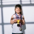thumbnail image 3 of Miangastore Trophée en Plastique pour Enfants, Jouet de Compétition, Multicolore, 6.3 Pouces, 3 of 8