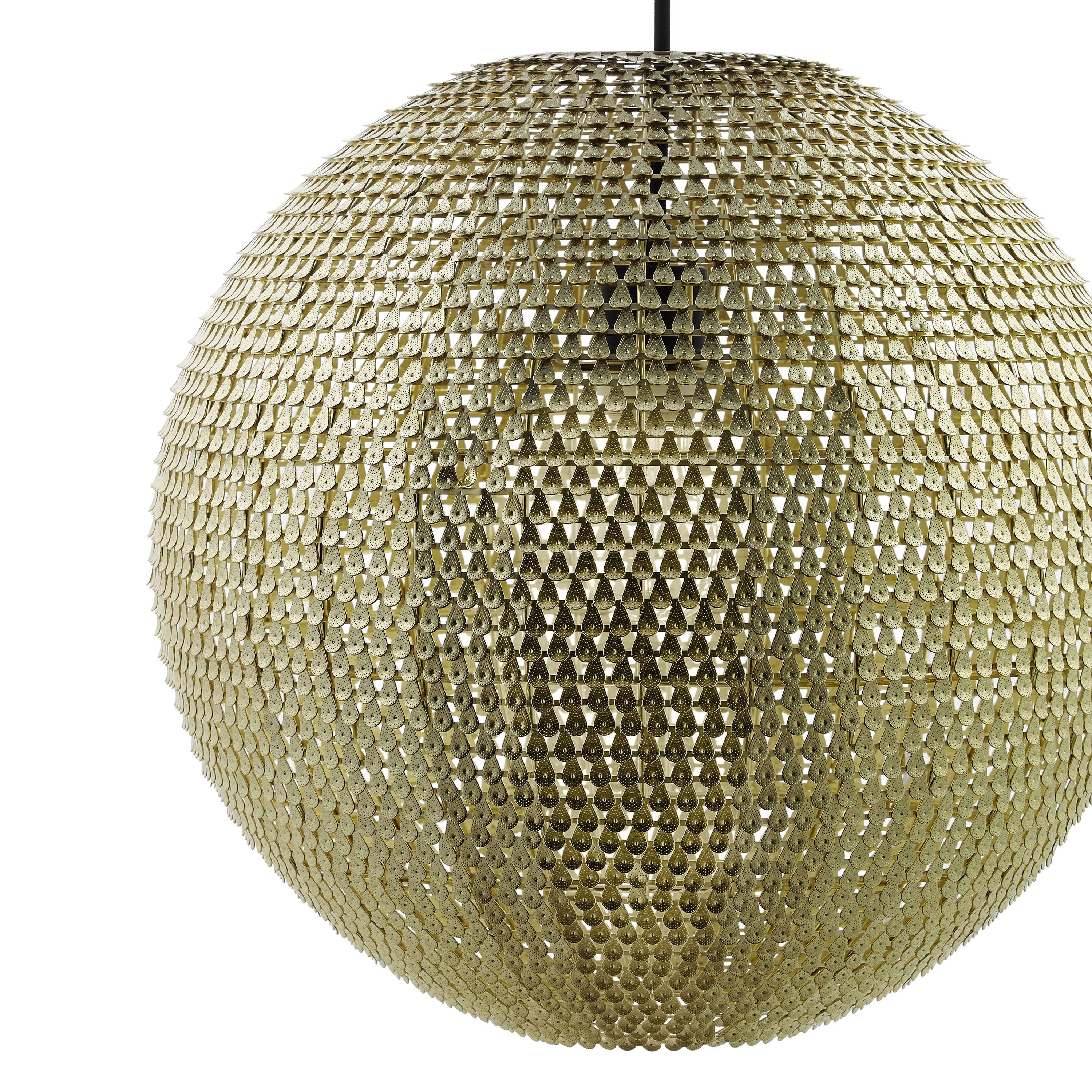 Walker Edison 16" Globe Spark Pendent - Gold