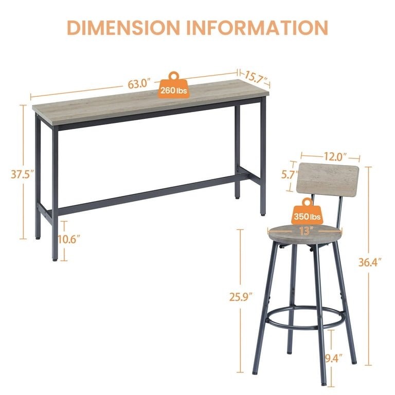 Bar counter height in feet hotsell
