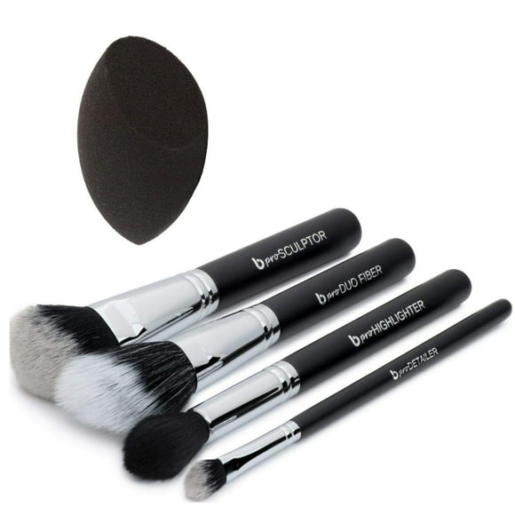 Set de brochas de maquillaje Beauty Junkees Contour Highlighter, 5 unidades