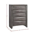 thumbnail image 4 of Bowery Hill Queen Storage 5 Piece Bedroom Set in Gray, 4 of 13