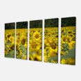 thumbnail image 2 of Tournesols Jaunes Vifs Champ - Impression sur Toile Florale, 2 of 3
