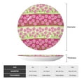thumbnail image 2 of Wukai Flowers Print Decorative Plate for Display,Bone China Decorative Plate, Ceramic Dinner Plate with Stand, Vertical Ceramic Plate-10in, 2 of 6