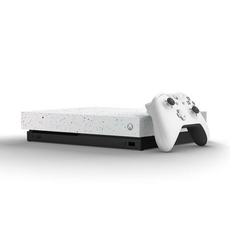 Microsoft Xbox One X Hyperspace Limited Edition 1TB Console with White Wireless Controller - True 4K HDR Gaming, Xbox One X Enhanced