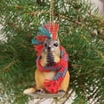 thumbnail image 3 of Chipmunk Christmas Ornament CCATX73, 3 of 3