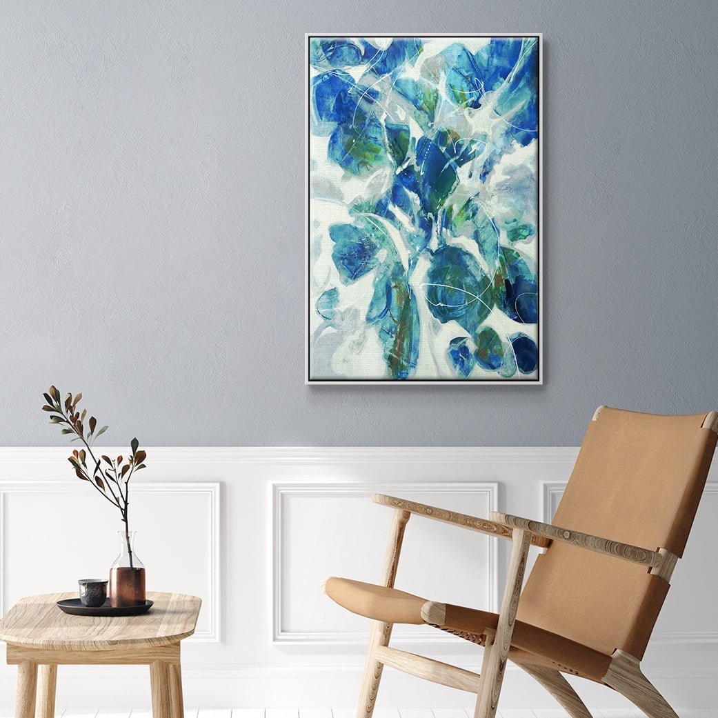Winding Road Framed Premium Gallery Wrapped Canvas - Ready to Hang - 17 x 25 - White Floating Frame