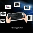 thumbnail image 3 of Game E30 2.4GHz Wireless Keyboard With Trackball Mouse Scroll Wheel Remote Control For  TV BOX  PC Notebook Silver, 3 of 7