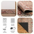 thumbnail image 5 of Keen Home Design Machine Washable Area Rugs with Non-slip Backing, Ideal for Hallway, Living Room, Bedroom, Kitchen and Laundry Room, Vintage Moroccan and Low Pile Rug ( 3' x 5' ), 5 of 9