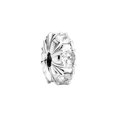 thumbnail image 2 of 925 Sterling Silver Clear Crystal Flower Spacer Clip Charm Bead for Bracelet Charms Bangle Pendant Jewelry, 2 of 4