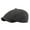 Black, variant on Men'S Herringbone Tweed Newsboy Cap Classic Wool Blend Flat Cap Adjustable Vintage Hat Black