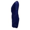 thumbnail image 5 of Women's Sexy V Neck Fitted Sequin Mini Dress Party Dress Formal Long Dress plus Size Long Wrap Dresses for Women Dress with Slit Party Gowns for Women Dresses for Women Party Wedding plus Size Long, 5 of 5