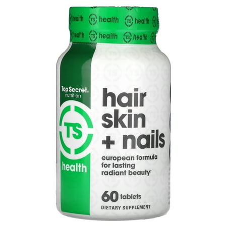 Top Secret Nutrition Hair Skin & Nails Vitamins and Minerals 60 Tabs