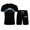 D75/Black, variant on Afdoent Mens Two Piece Outfits Comfortable Short Sleeve T Shirt And Shorts Summer Outfit Oversized Sports Clothing Mens Fitness Suit Beach Vacation Outfits