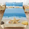 thumbnail image 4 of Ocean Beach Set Duvet Cover Themed Multicolor Polyester Bedding Set Duvet Cover for Twin Size, 4 of 6