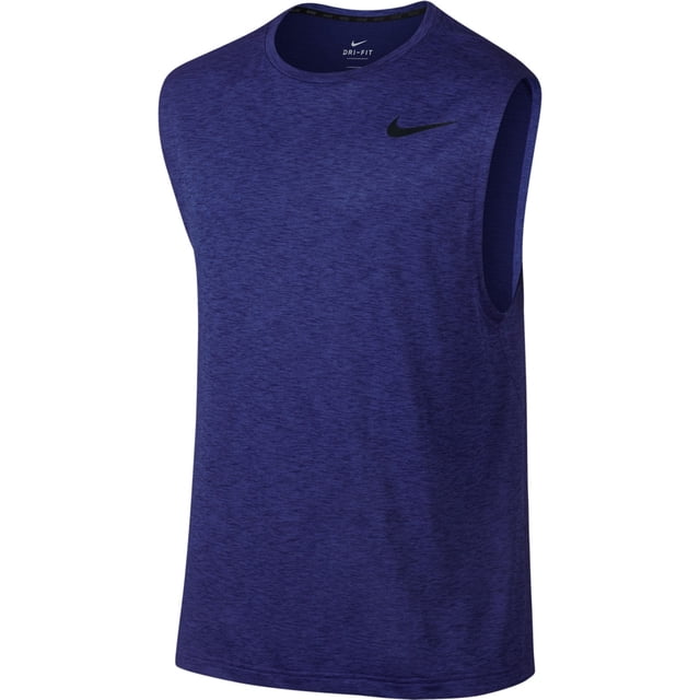 Nike - Camiseta de tirantes de entrenamiento para hombre, color azul, grande Nike Camiseta sin mangas