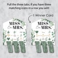 thumbnail image 3 of Big Dot of Happiness Boho Botanical Bride - Greenery Bridal Shower and Wedding Party Game Pickle Cards - Pull Tabs 3-in-a-Row - Set of 12, 3 of 6