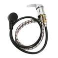 thumbnail image 1 of Inteprter Grifo Ducha Rociador Manguera Baño Fregadero Rociador Cabezal Juegos de accesorios de baño Negro, 1 of 1