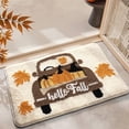 thumbnail image 6 of Antqov Halloween Bathroom Rugs 16x24" Non Slip Fall Pumpkin Bath Mat Cute Decorative Soft Doormat for Home Bathroom Decor, 6 of 6