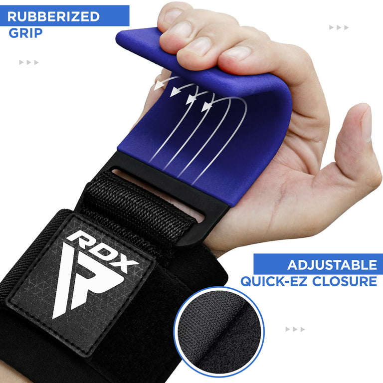 Weight Lifting Hooks by RDX, Lifting Straps, Wrist Wraps, Powerlifting  Support