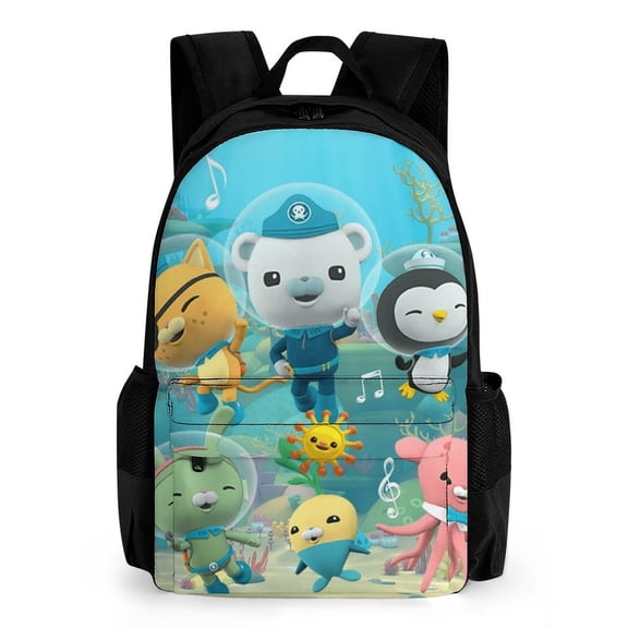 Octonauts Backpacks Lightweight Bookbags Casual Daypack For Travel Hiking Work