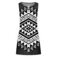 thumbnail image 5 of IROINNID Sundress For Women Strapless Sleeveless Casual Loose Summer Tank Dress Hollow Out Beach Dresses Round Neckline Print Dress, 5 of 5