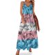 thumbnail image 1 of Nuevo vestido sin mangas con estampado de bandera del orgullo transgénero con triángulos fractales abstractos, ropa de mujer, vestidos de verano para mujer, 1 of 7