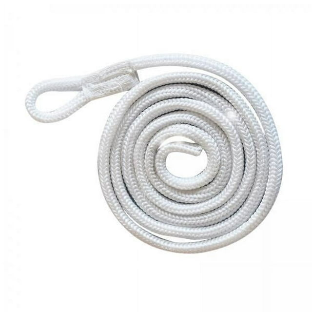 Siruishop 6xBoat Line with Loop Boat s Bumper Lines Mooring Rope Boat Ropes White