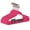 Rose-red, variant on VECELO 25 Pack Velvet Non-Slip Heavy Duty Adult Hangers with 360° Swivel Hook, Ultra-Thin Space Saving Clothes Organizer for Coats Shirts Dresses Closet Storage-Red