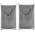 thumbnail image 1 of Paquete de 2 bolsas Oxford, cesta de almacenamiento de gran capacidad, almacenamiento colgante para baño, dormitorio y armario (gris) Sailing Electrónica, 1 of 5
