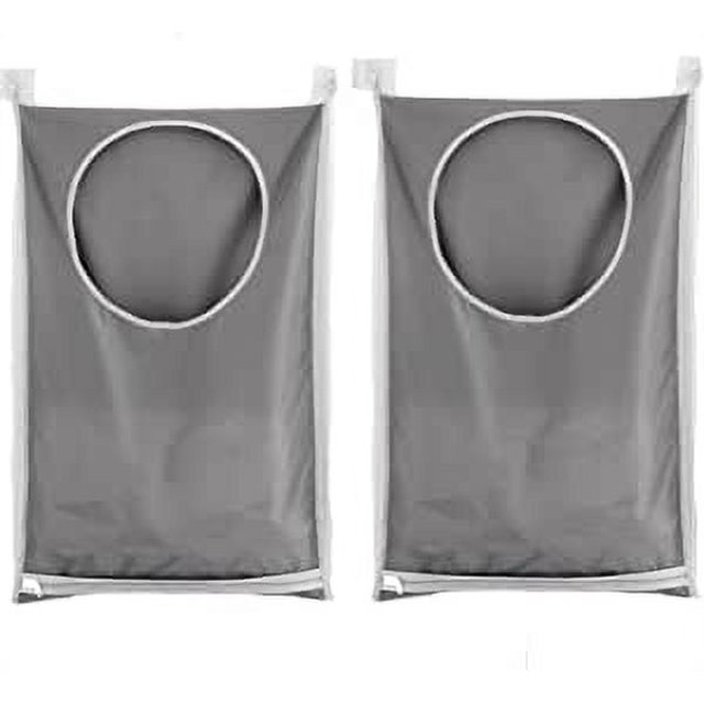 Paquete de 2 bolsas Oxford, cesta de almacenamiento de gran capacidad, almacenamiento colgante para baño, dormitorio y armario (gris) Sailing Electrónica