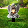 thumbnail image 4 of PEIBang 7.9 Inch Acrylic Garden Stake Decor,2D Flat Angel Ground Plug Ornament for Outdoor Yard Lawn Patio and Courtyard Decoration, 4 of 6