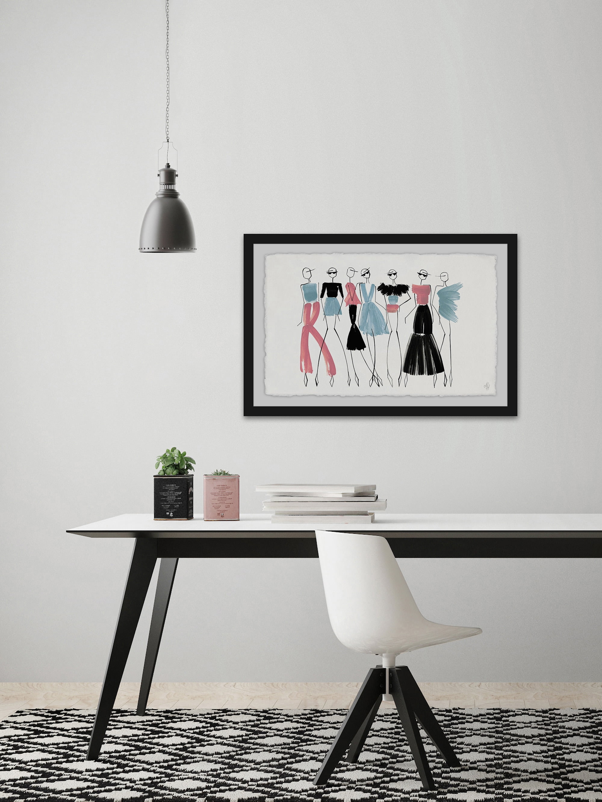 The Fashion Squad Framed Painting Print