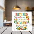 thumbnail image 2 of Retired Under New Management See Grandkids For Details wooden Box Block Sign Funny Happy Retirement Gift For Grandma Women From Grandkids On Mothers Day Birthday Christmas Accent5"x5", 2 of 6