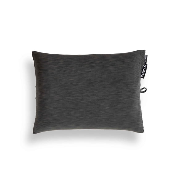 NEMO Equipment Fillo Elite Almohada ultraligera para mochilero y camping - Talla única - Gris medianoche