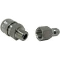 thumbnail image 5 of ESSENTIAL WASHER Pressure Washer Fittings Stainless Steel Quick Connect Coupler Socket/Plug Adapter Set (QC Socket/Plug Set - 3/8 Inch (M-NPT/F-NPT)), 5 of 9