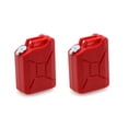 thumbnail image 1 of 2 Piezas Mini Herramientas de DecoracióN de Tanque de Combustible de SimulacióN para 1/8 1/10 RC Crawler Car Axial SCX10 TRX4 D90, Rojo, 1 of 6