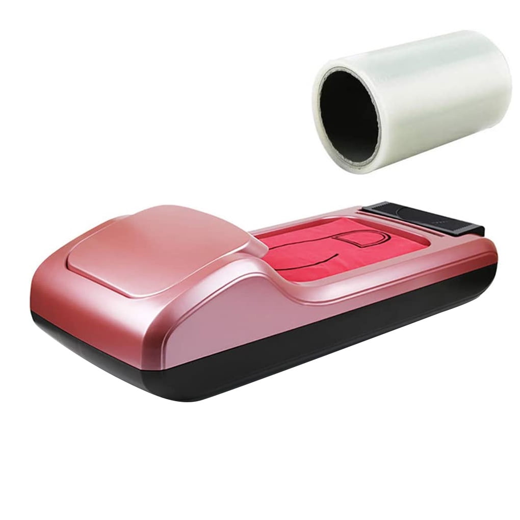 Portable Automatic Disposable Shoe Film Cover Dispenser Home Boot Shoes