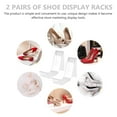 thumbnail image 5 of ifundom 2Pairs High Heels Display Stand Shoe Store Display Stand for Mall (Transparent), 5 of 5