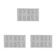 thumbnail image 1 of Monstrate Mousse Moldes Accesorios Molde En Relieve Hecho A Mano Elaboración De Dulces Fundición Die Celebración Número De Chocolate / Gris Claro Type1 NO1 Monstrate CBP264105, 1 of 6