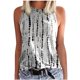 thumbnail image 1 of Camiseta holgada sin mangas con cuello redondo y estampado de moda para mujer Pompotops lopia993823, 1 of 4