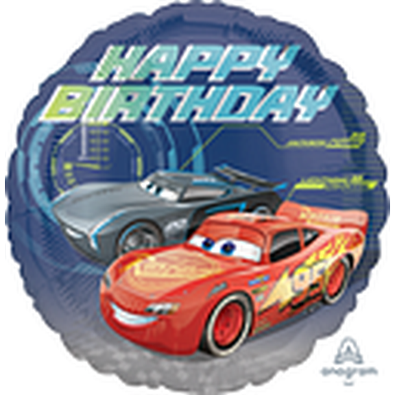 18C HX CARS 3 HAPPY BIRTHDAY