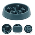 thumbnail image 3 of 1 Pc Cuenco Redondo Conveniente para Perros para Interior y Exterior ABS Azul, 3 of 4