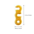 thumbnail image 2 of EeaseCA 20Pcs Outdoor Tent Rope Fastener Durable Tent Wind Rope Buckles Anti-slip Buckle, 2 of 7