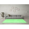 thumbnail image 3 of Ahgly Company Indoor Square Solid Emerald Green Modern Area Rugs, 4' Square, 3 of 4