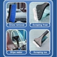thumbnail image 5 of Extendable Car Ice Scraper and Snow Brush 2-in-1 Pivoting Long Handle Aluminum Pole Winter Windshield Tool for SUV Trucks, 5 of 7