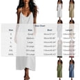 thumbnail image 7 of zbxnLI Women's Maxi Dress Spaghetti Strap Casual Loose Long Dresses with Pockets Summer Beach Vacation Sundress, 7 of 7