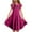 Hot Pink, variant on Tween Girl Dress Flutter Sleeve Sundress Princess Dress A-Line Dark Green Dress Girls Birthday Princess Dress