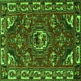 thumbnail image 1 of Ahgly Company Indoor Square Persian Green Traditional Area Rugs, 7' Square, 1 of 1